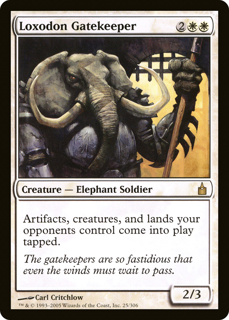Loxodon Gatekeeper (025) Foil - Ravnica: City of Guilds