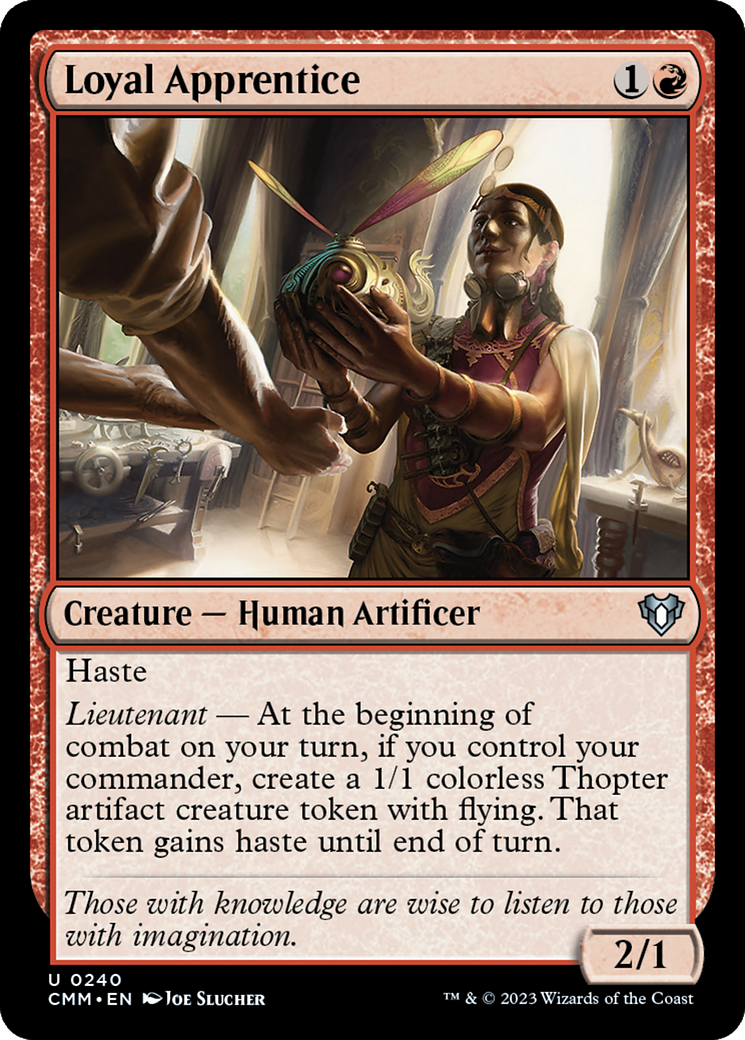 Loyal Apprentice (240) - Commander Masters