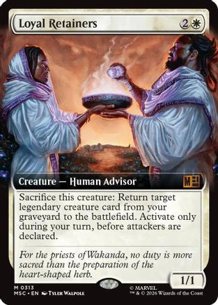 Loyal Retainers (Extended Art) (313) - Commander: Marvel Super Heroes