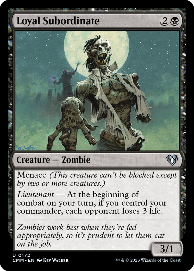 Loyal Subordinate (172) - Commander Masters