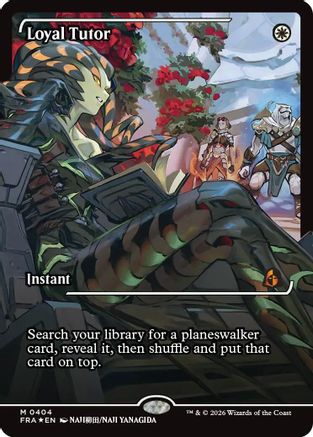 Loyal Tutor (Showcase) (404) Foil - Reality Fracture