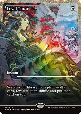 Loyal Tutor (Showcase) (414) Fracture Foil - Reality Fracture