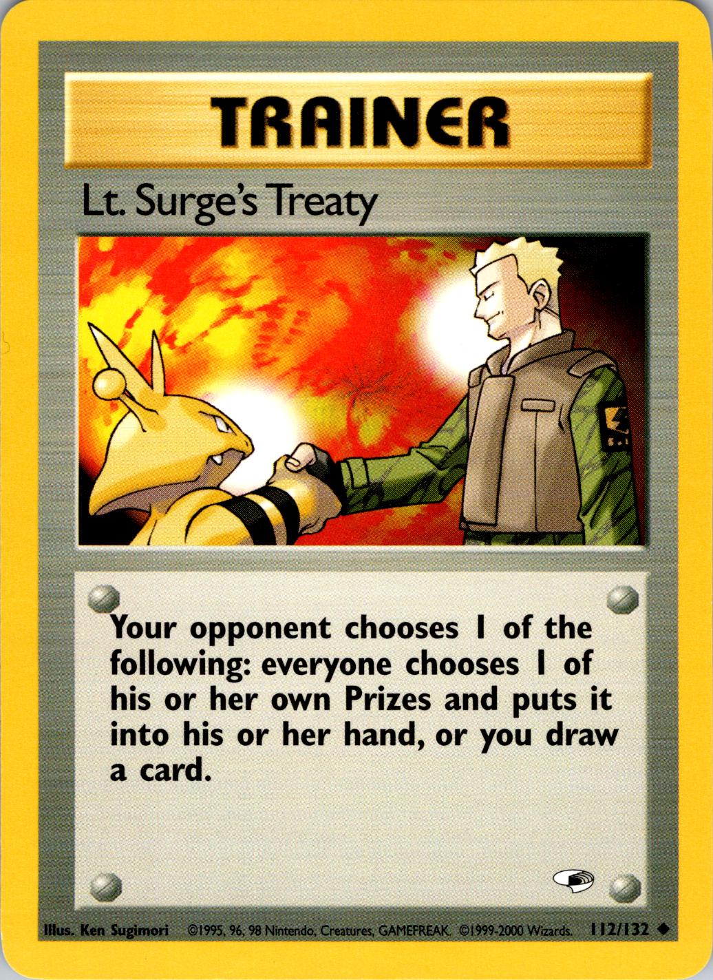 Lt. Surge's Treaty (112) (Unlimited) - Gym Heroes
