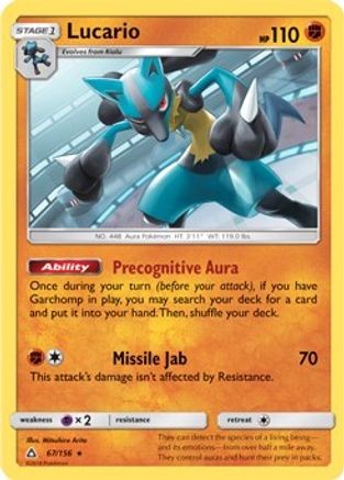 Lucario (Deck Exclusives) (67) - Ultra Prism