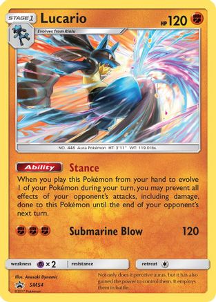 Lucario (SM54) Holofoil - Black Star Promos