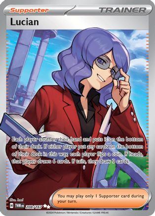 Lucian (Full Art) (208) Holofoil - Twilight Masquerade