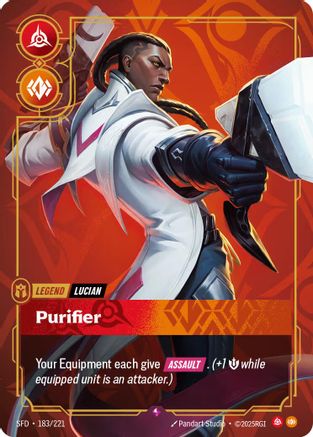 Lucian – Purifier (183) Foil - Spiritforged