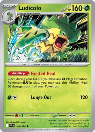 Ludicolo (7) - Phantasmal Flames