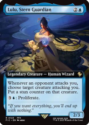 Lulu, Stern Guardian (Extended Art) (143) - Commander: FINAL FANTASY
