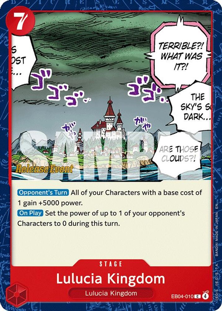 Lulucia Kingdom (EB04-010) Release Event Cards