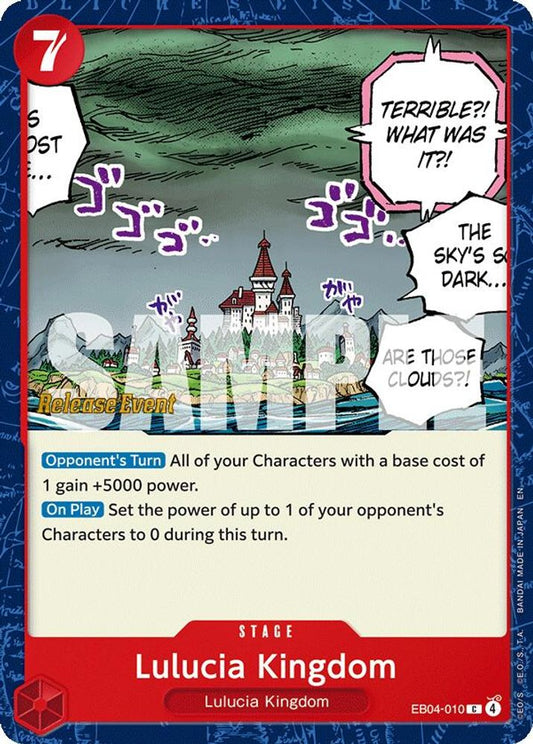 Lulucia Kingdom (EB04-010) Release Event Cards