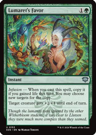 Lumaret's Favor (153) Foil - Secrets of Strixhaven