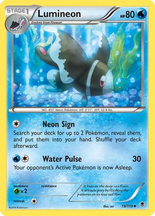 Lumineon (19) Reverse Holofoil - Phantom Forces