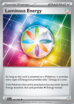 Luminous Energy (191) Reverse Holofoil - Paldea Evolved