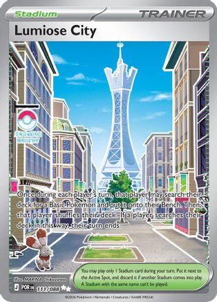Lumiose City (Full Art) (111) Holofoil - Perfect Order