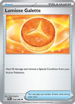 Lumiose Galette (78) Reverse Holofoil - Perfect Order