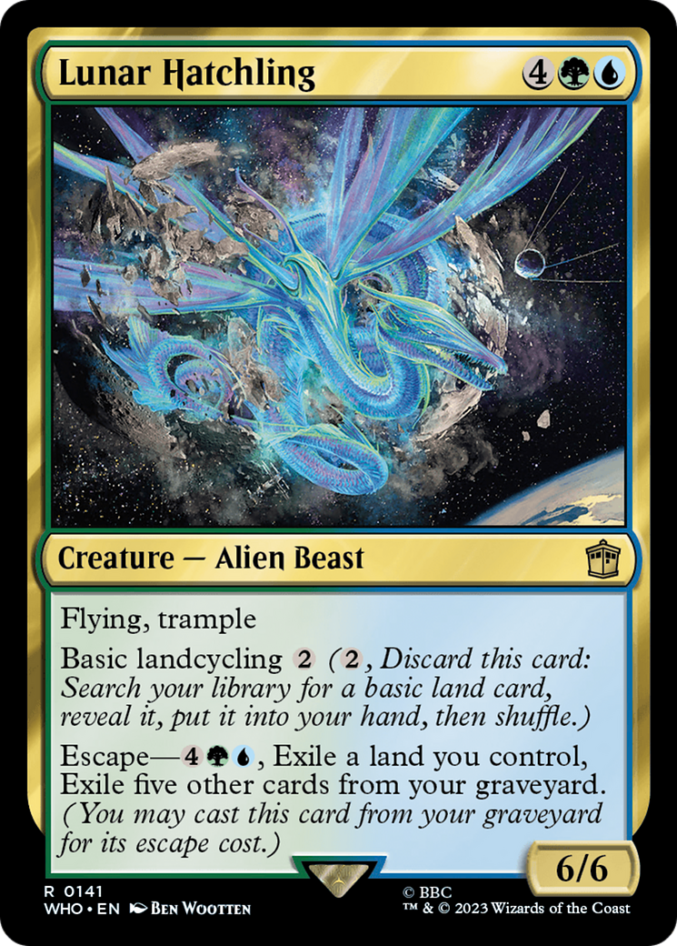 Lunar Hatchling (141) Foil - Doctor Who