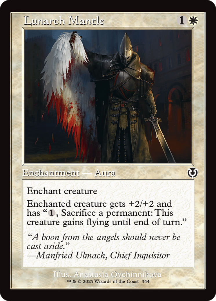 Lunarch Mantle (Retro) (344) Foil - Innistrad Remastered