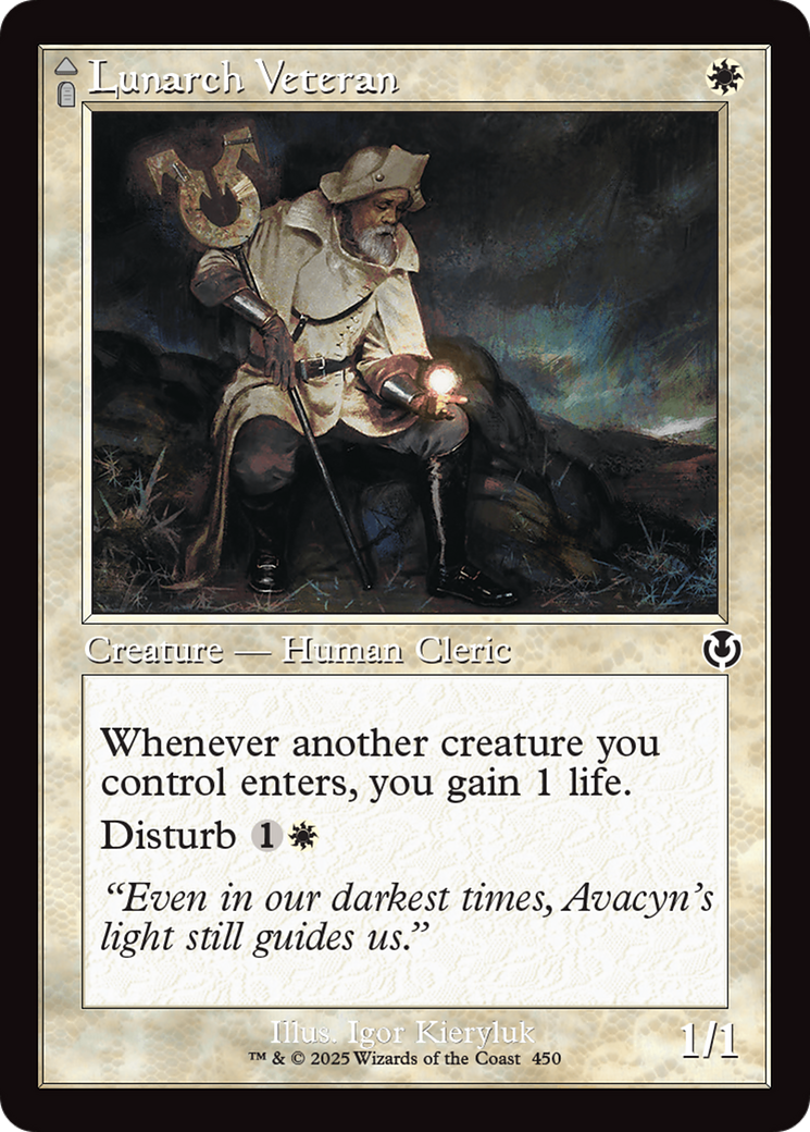 Lunarch Veteran // Luminous Phantom (Retro) (450) Foil - Innistrad Remastered