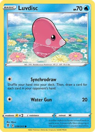 Luvdisc (39) Reverse Holofoil - Evolving Skies