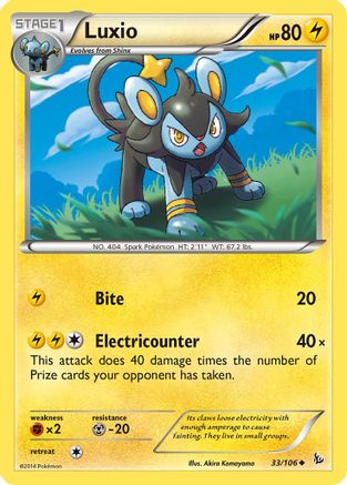 Luxio (33) Reverse Holofoil - Flashfire