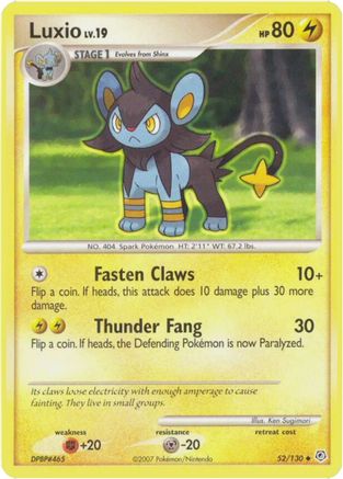 Luxio (52) Reverse Holofoil - Diamond & Pearl