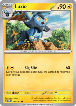 Luxio (67) Reverse Holofoil - Twilight Masquerade
