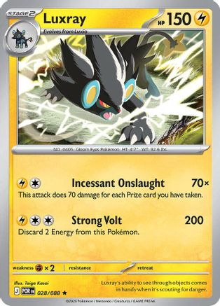 Luxray (28) Holofoil - Perfect Order