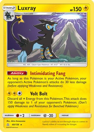 Luxray (48) Reverse Holofoil - Ultra Prism