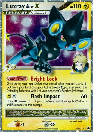 Luxray GL Lv.X (109) Holofoil - Rising Rivals