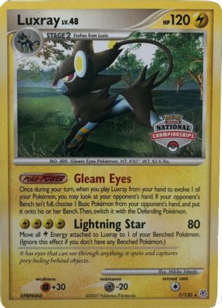 Luxray (National Championships) (7) - League & Championship Cards