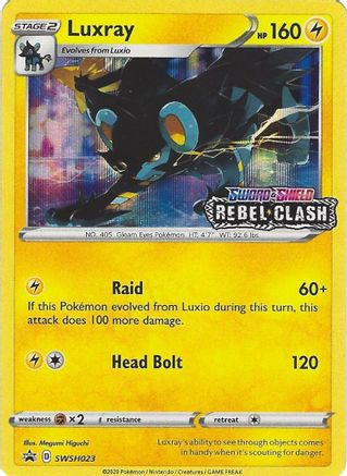 Luxray (Prerelease) (SWSH023) Holofoil - Black Star Promos