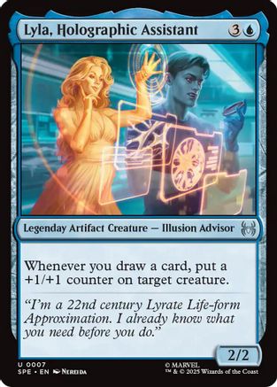 Lyla, Holographic Assistant (007) Foil - Marvel's Spider-Man: Eternal-Legal
