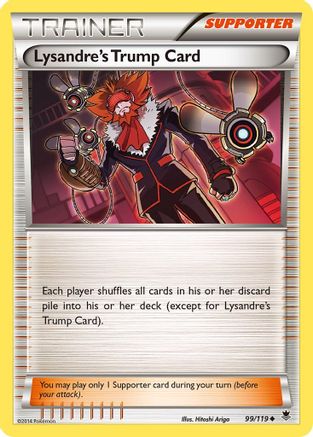 Lysandre's Trump Card (99) Reverse Holofoil - Phantom Forces