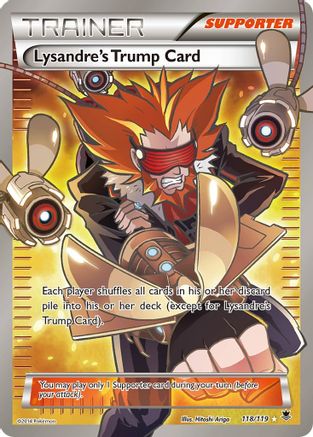 Lysandre's Trump Card (Full Art) (118) Holofoil - Phantom Forces