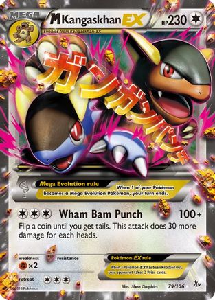 M Kangaskhan EX (79) Holofoil - Flashfire
