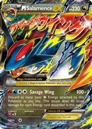 M Salamence EX (XY171) Holofoil - Black Star Promos
