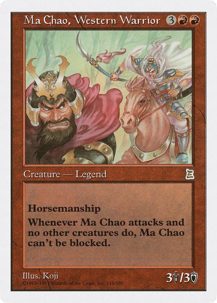 Ma Chao, Western Warrior (116) - Portal Three Kingdoms