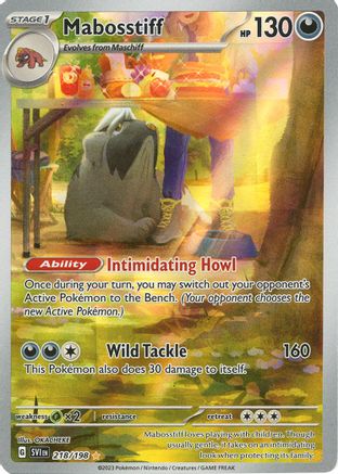 Mabosstiff (218) Holofoil - Scarlet & Violet