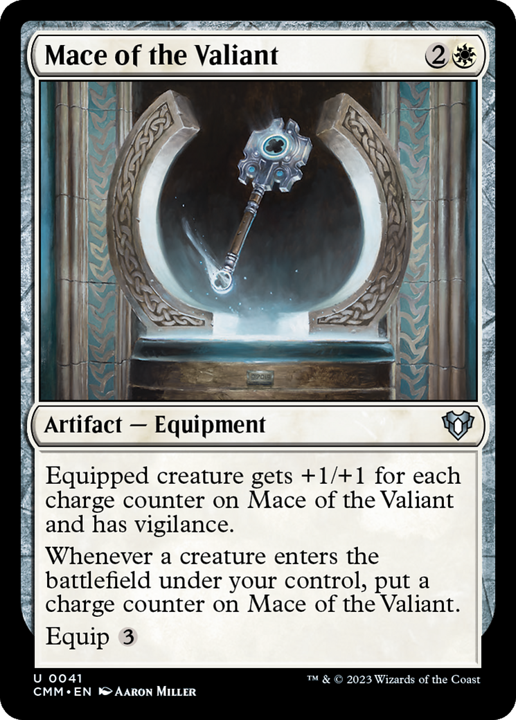 Mace of the Valiant (041) Foil - Commander Masters