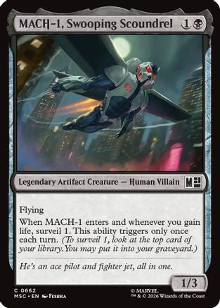 MACH-1, Swooping Scoundrel (662) - Commander: Marvel Super Heroes