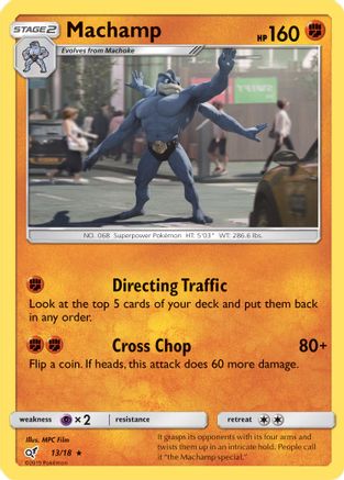 Machamp (13) Holofoil - Detective Pikachu