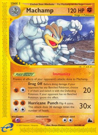 Machamp (16) Reverse Holofoil - Skyridge