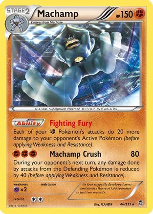 Machamp (46) Reverse Holofoil - Furious Fists