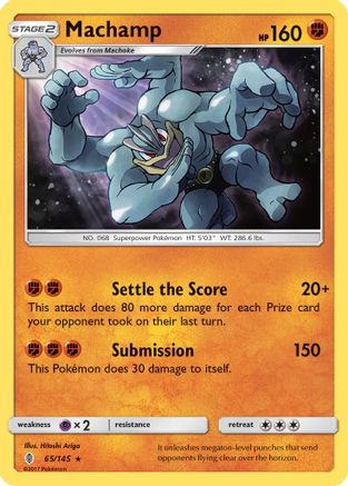 Machamp (65) Holofoil - Guardians Rising