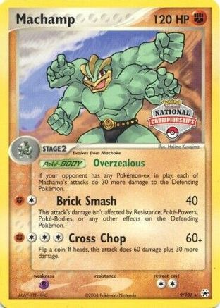 Machamp (National Championships) (9) Holofoil - League & Championship Cards