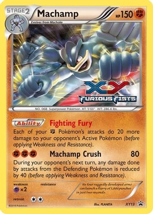 Machamp (Prerelease) (XY13) Holofoil - Black Star Promos