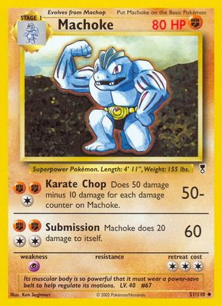Machoke (51) - Legendary Collection