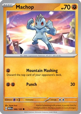 Machop (66) Reverse Holofoil - 151