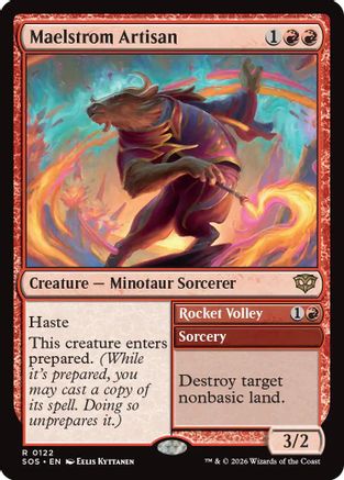 Maelstrom Artisan // Rocket Volley (122) - Secrets of Strixhaven